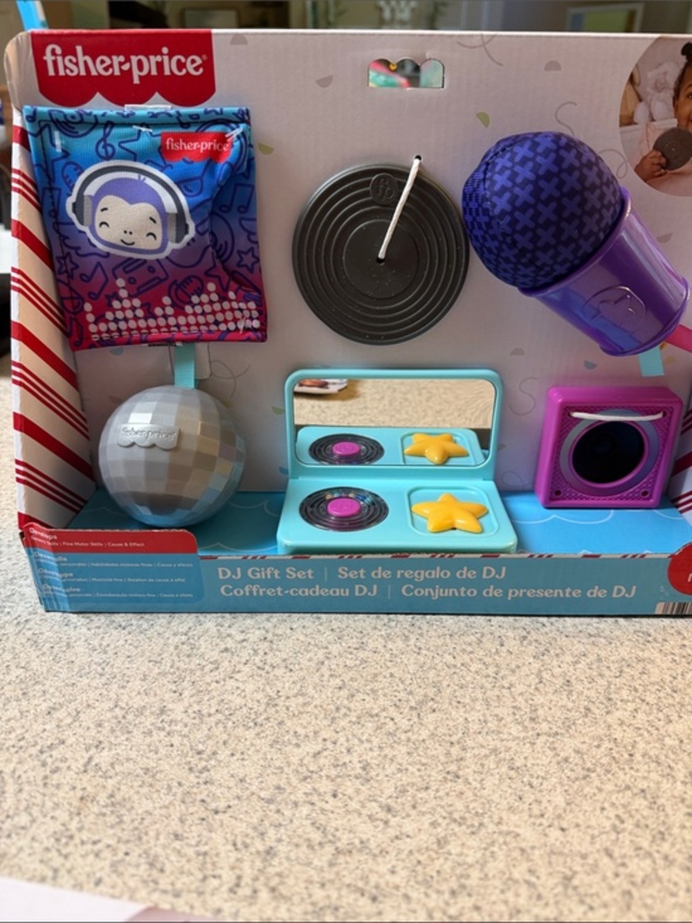 Fisher-Price DJ Play Set - Purple and Gray